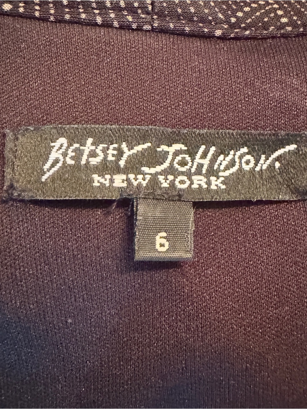 Vintage Y2K Betsey Johnson NY Black Midi Dress Tie Waist USA 6 - Picture 4 of 6